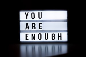 About me. you are enough